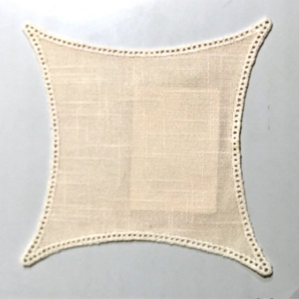 画像4: 【送料無料】変形ドイリー 三つ葉エジング (4)