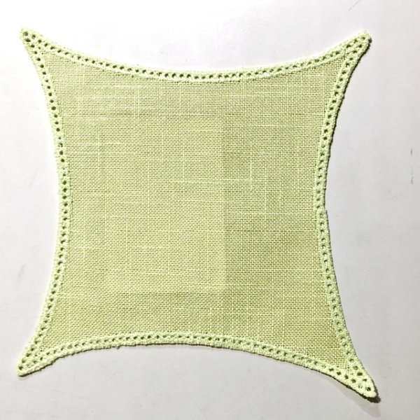 画像3: 【送料無料】変形ドイリー 三つ葉エジング (3)