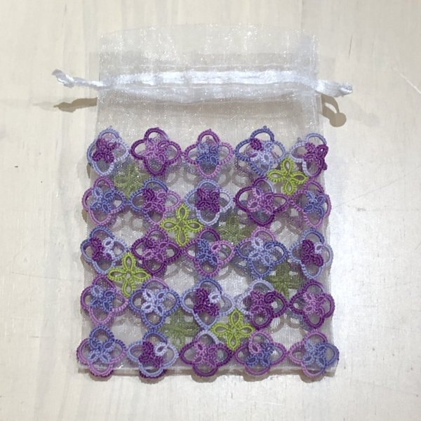 画像3: 【送料無料】Aphyuオリジナル　〜えにしを結ぶ〜あじさい巾着 (3)