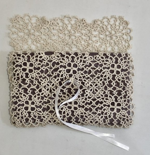 画像2: 古書再現シリーズ【ファンシーポーチ】レシピ糸セット(布とリボンは付きません） (2)