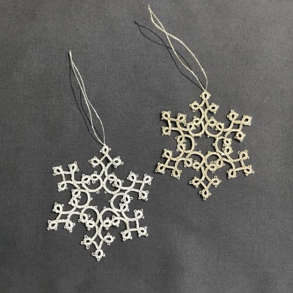 画像1: 【送料無料】スノーフレークオーナメントキット (1)