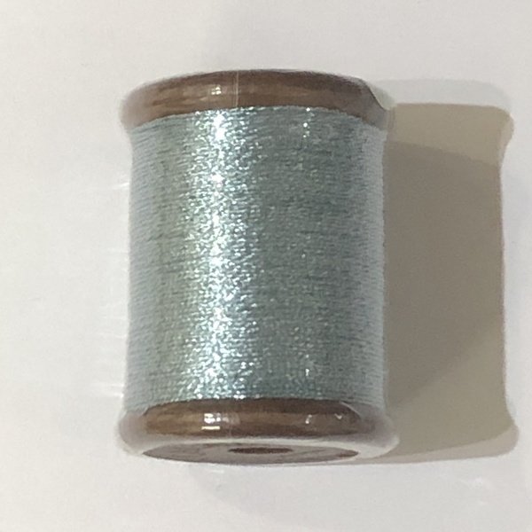 画像1: Calaisラメ糸　FS　糸巻　Col.39（淡いブルーグリーン） (1)