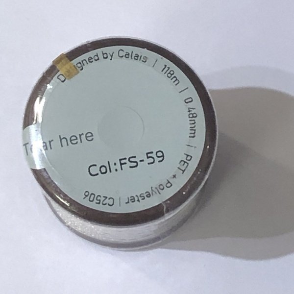 画像2: Calaisラメ糸　FS　糸巻　Col.59（優しいゴールド） (2)