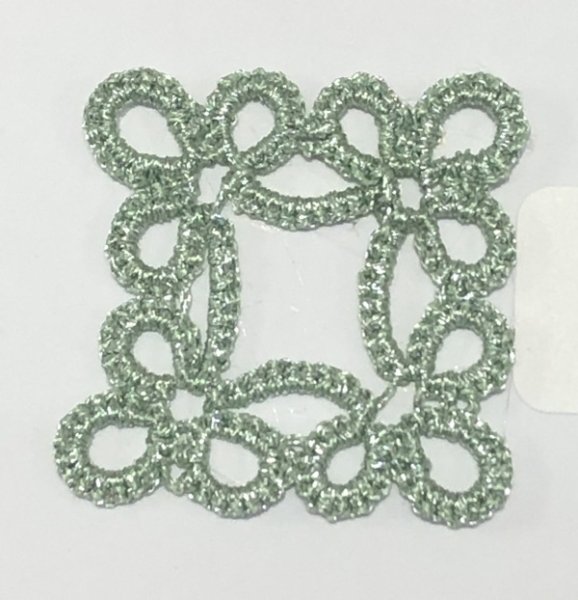 画像3: Calaisラメ糸　FS　糸巻　Col.29（淡いグリーン） (3)