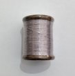 画像1: Calaisラメ糸　FS　糸巻　Col.11（グレーがかったピンク） (1)