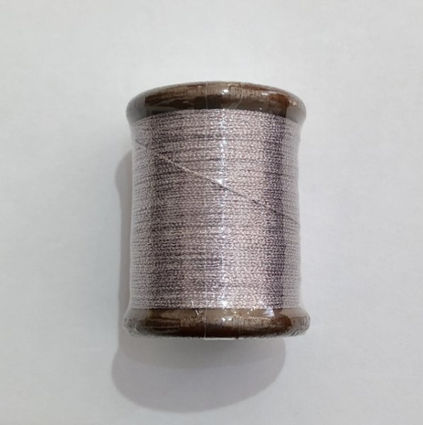 画像1: Calaisラメ糸　FS　糸巻　Col.11（グレーがかったピンク） (1)