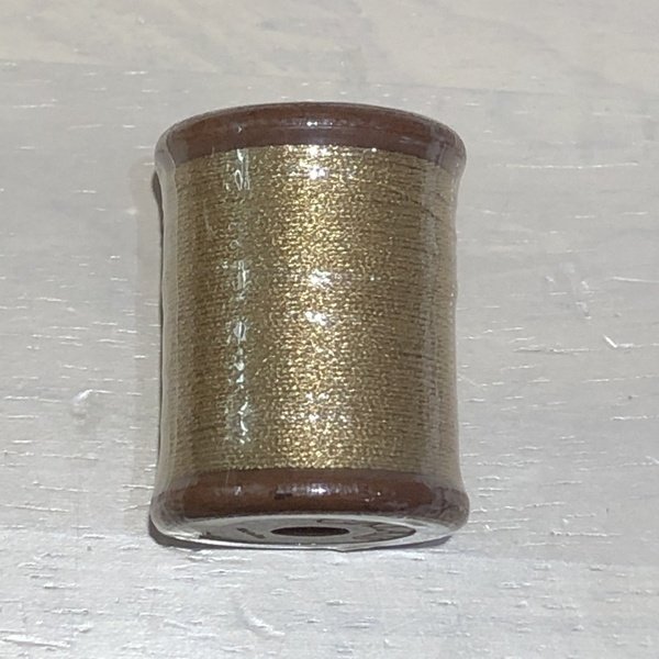 画像1: Calaisラメ糸　FS　糸巻　Col.17（ゴールド） (1)