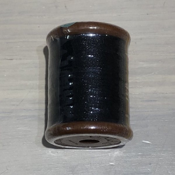画像1: Calaisラメ糸　3S　Col.6(ブラック) (1)