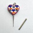 画像1: Favorites of Mini Crochet hookペンダントチャーム(タティング用ミニかぎ針12号)【(6)パンジー】 (1)