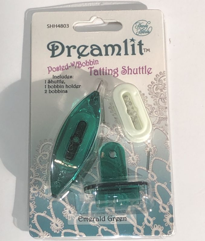 Dreamlit Tatting Shuttle　SHH4803【Emerald Green】
