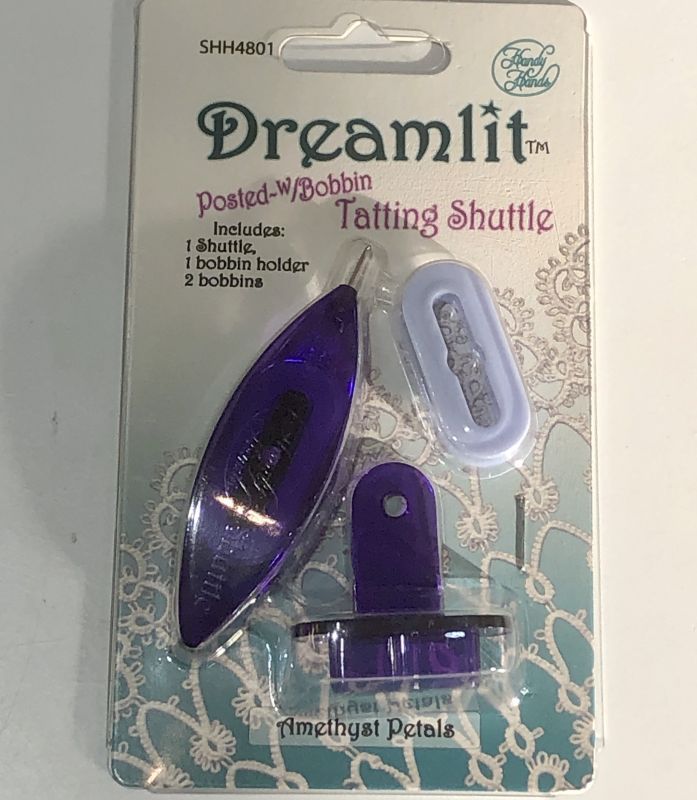 Dreamlit Tatting Shuttle　SHH4801【Amethyst Petals】
